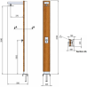 Douche Pluvium en bois Ipé Astral Pool