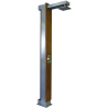 Douche solaire Pluvium en bois exotique Ipé et acier inoxydable AISI 316L Astral Pool