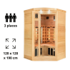 Cabine / Sauna Infrarouge APOLLON France Sauna 2 / 3 Places