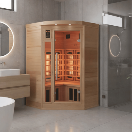 Cabine / Sauna Infrarouge APOLLON France Sauna 2 / 3 Places