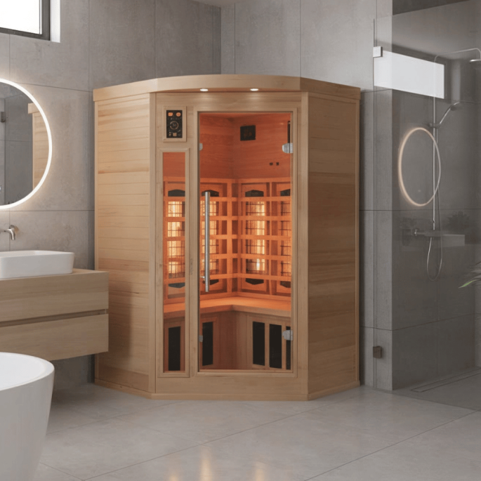 Cabine / Sauna Infrarouge APOLLON France Sauna 2 / 3 Places