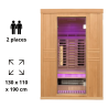 Sauna infrarouge 2 places Purewave 2 Holl's