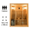 Sauna / Cabine Infrarouge MULTIWAVE 2 Holl's 2 places