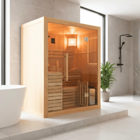 Sauna / Cabine Infrarouge MULTIWAVE 2 Holl's 2 places