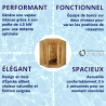 Sauna Vapeur Venetian 3/4 places Holl's