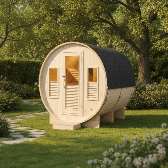 Sauna d'extérieur Gaïa Nova 3 à 6 places Holl's