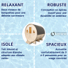 Sauna d'extérieur Gaïa Nova 3 à 6 places Holl's