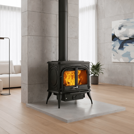 Poêle à bois en fonte 13,9 kW Premium Helios S8 ECO KAWMET