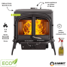 Poêle à bois en fonte 13,9 kW Premium Helios S8 ECO KAWMET