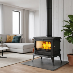 Poêle à bois en fonte 12.3 kW Premium Athena S12 ECO KAWMET