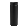 Élément droit 50 cm émaillé noir mat Edilinox - Diamètre 180 mm