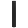 Élément droit 50 cm émaillé noir mat Edilinox - Diamètre 180 mm