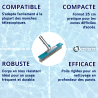 Brosse paroi inox 25 cm Bayrol