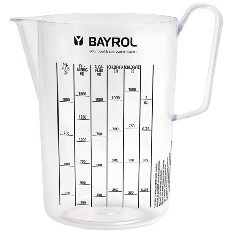 Pot doseur 1 L pour doser les produits de traitement Bayrol