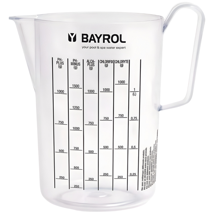 Pot doseur 1 L pour doser les produits de traitement Bayrol