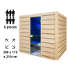 Sauna / Cabine Vapeur ECCOLO Holl's 6 places