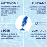 Nettoyeur de piscine à batterie Pool Blaster Max CG Li Bosta