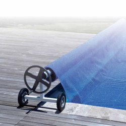 Enrouleur T ALU KALU pour bâche à bulles de piscine