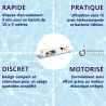 Enrouleur motorisé DROOPI pour bâche à barres ASTRALPOOL