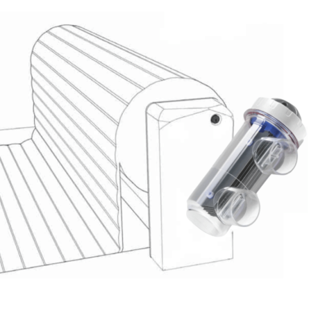 Contact électrolyse pour volet de marque Astralpool