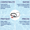 Sonde PH BNC 185301 Bayrol avec câble de 0.85m