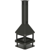 Cheminée centrale à bois HUELVA 16 kW Bronpi