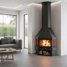 Cheminée d'angle BRONPI LORCA-R Calidéal 14 kW