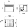 Insert à granulés Neva 9,3 kW BRONPI