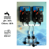 Régulateur de pH + pilotage redox du chlore liquide Avady PANpilot pH/Rx S20