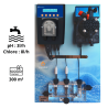 Régulateur de pH + pilotage redox du chlore liquide Avady PANpilot pH/Rx S20