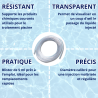 Tuyau PE Cristal pompe doseuse pour injection produit Ø 4 x 6 mm couronne de 5 mètres