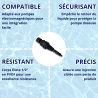 Clapet d'injection fileté 1/2" pour pompe électromagnétique