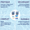 Pack Régulateur automatique pH et Chlore AVADY + 1 Bidon 20 L Chloriliquide + 1 Bidon pH Minus Liquid Domestic 20 L BAYROL