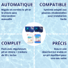 Pack Régulateur automatique pH et Chlore ASTRALPOOL + 1 Bidon 20 L Chloriliquide + 1 Bidon pH Minus Liquid Domestic 20 L BAYROL