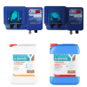 Pack Régulateur automatique pH et Chlore ASTRALPOOL + 1 Bidon 20 L Chloriliquide + 1 Bidon pH Minus Liquid Domestic 20 L BAYROL