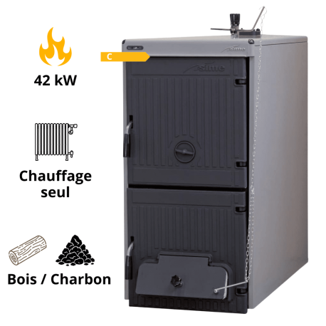 Chaudière bois Klimosz Wally / Sime Solida S 6