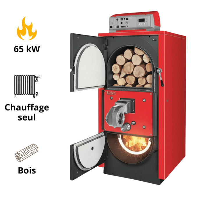 Chaudière Bois UNICAL Turbo 2 G3 25