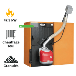 Chaudière à granulés FERROLI SFL 6 + Brûleur Sun P12