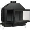 Foyer bois Quattro 70 R Open Side A.Caminetti