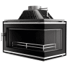 Insert à bois d'angle vitre droite W16 PB 13.5 KW KAWMET
