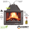 Insert à bois en fonte 17.5 kW W8 ECO KAWMET