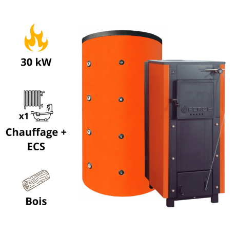 Chaudière à bois Perge MC 5.20 CI