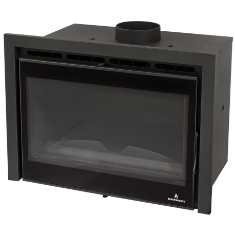Insert à bois Madrid Vision Bronpi + ventilation