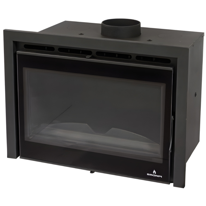 Insert à bois Madrid Vision Bronpi + ventilation