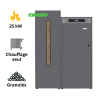 Chaudière granulés de bois BioClass IC 25 Domusa