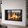 Foyer bois Flat W 120 x 60 Double Face A.Caminetti