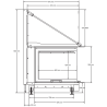 Foyer bois Crystal 3D 50x60 A.Caminetti