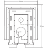 Foyer bois Crystal 3D 50x60 A.Caminetti