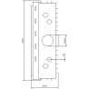 Foyer bois Flat 180 x 50 A.Caminetti
