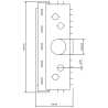 Foyer bois Flat 120 x 60 A.Caminetti